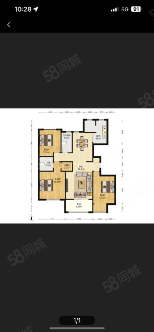 盛世华庭牡丹园3室2厅2卫127㎡南133万