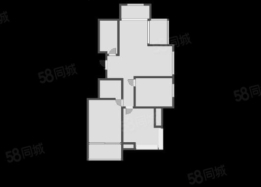 横山中路小区2室2厅1卫88㎡南北33.8万