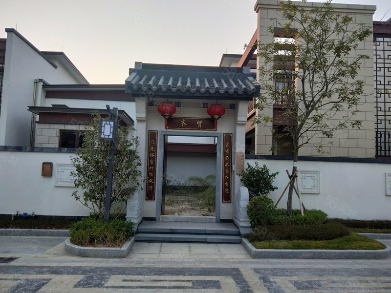 新中式四合院别墅苏州园林风格独门独户的院子