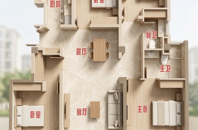佳源荣御府4室2厅129.3㎡149.8万二手房图片
