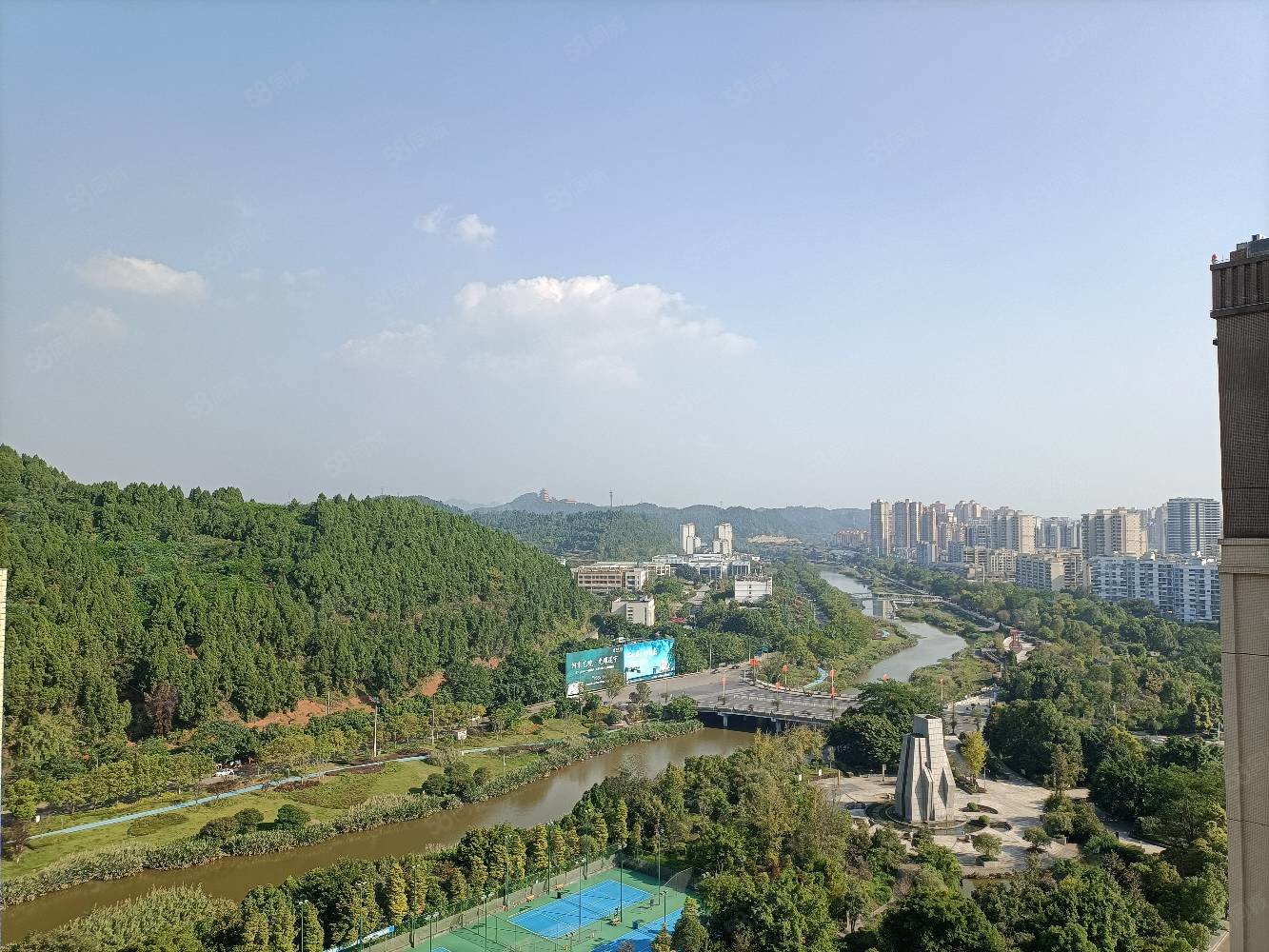 满二 带车位诚心出售 无遮挡 视线,御澜山-遂宁58同城