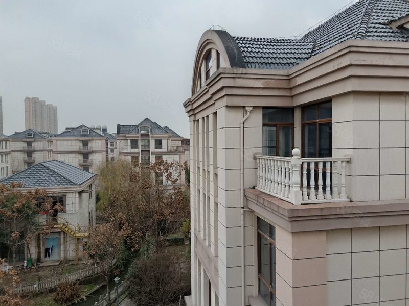 花桥独栋别墅,不限购,超大花园紧邻地铁口,私家电梯