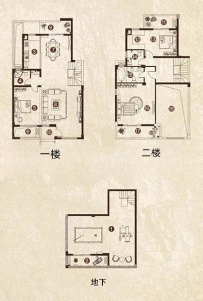 东墅山庄(别墅)4室2厅3卫238㎡南北1200万