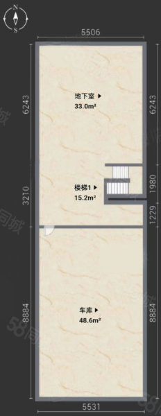 中海世家(别墅)4室2厅1卫328.85㎡南北850万