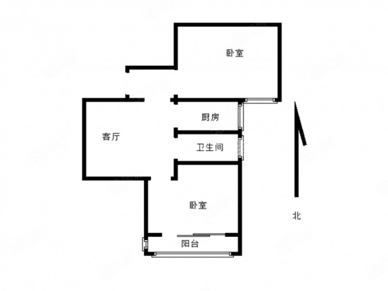 南方花园(东区)2室2厅1卫76.41㎡东南132万