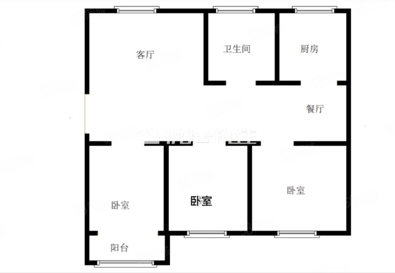 北国之春(莱西)3室1厅1卫116.24㎡南北66.6万