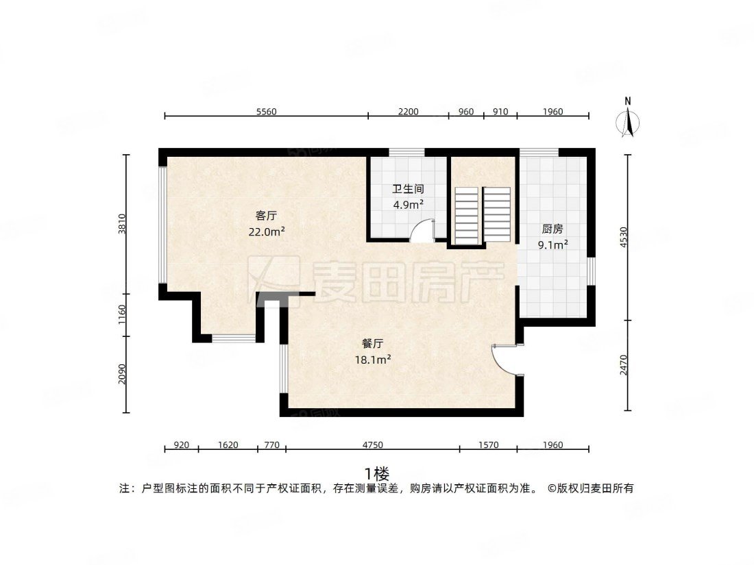 蓝波湾4室2厅2卫90.86㎡南北218万