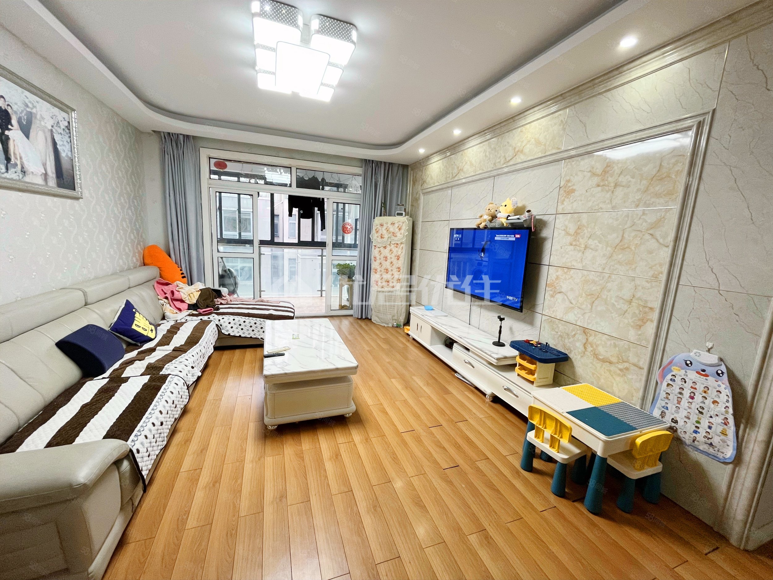 【10图】满五换房装修通透采光好带8平车库看房方便,绿岛花园城市绿洲