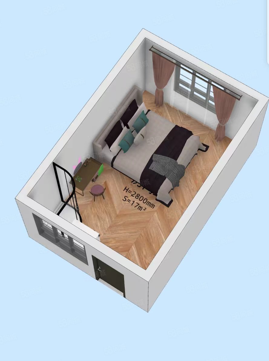 承恩胡同小區(qū)1室0廳0衛(wèi)12.28㎡南北285萬