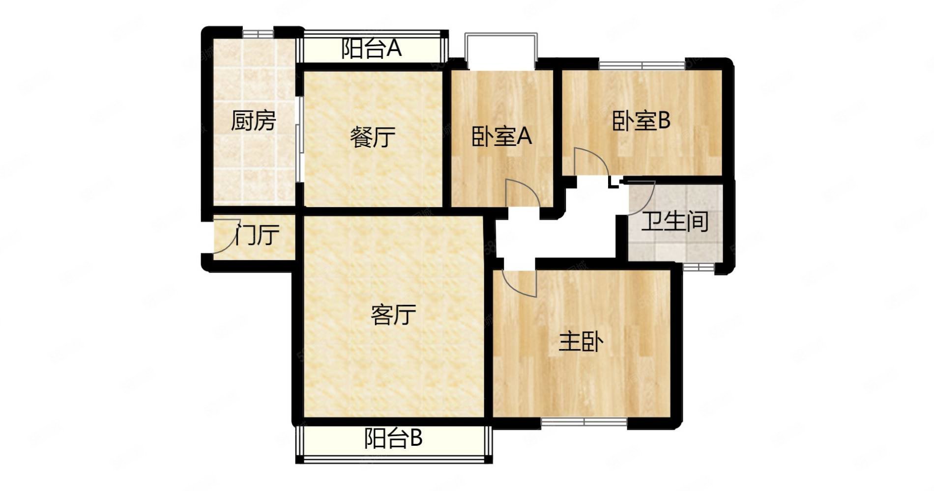 金鹰国际花园纯东户精装三室电梯房