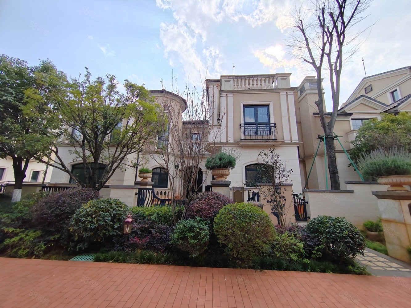 法式双拼别墅 低于市场价400万,公园1903康醍-昆明58同城