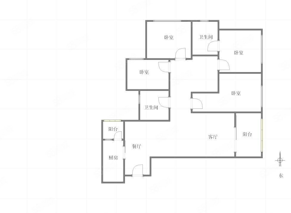 保利观塘香榭4室2厅2卫111㎡南120万