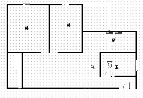九街十八巷江悦2室2厅1卫93.46㎡南北105万