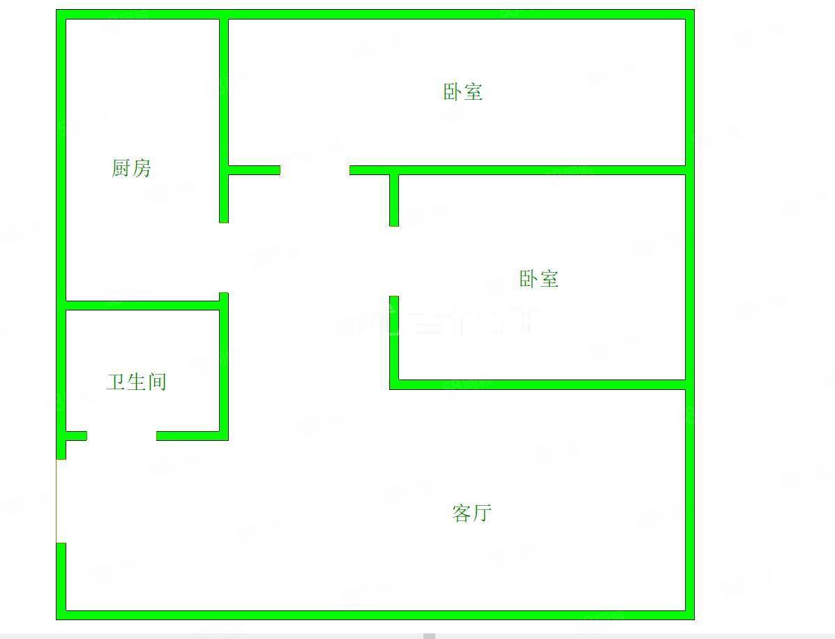 同辉经典大厦2室1厅1卫88.84㎡东72万