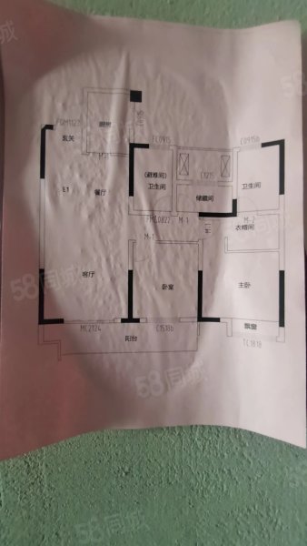 时代生活广场裕华苑3室2厅1卫116㎡南北119万