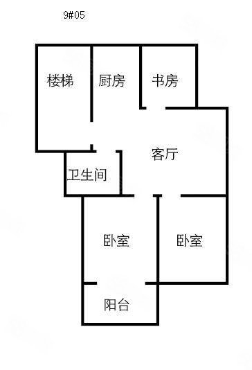 泰和丽景3室2厅1卫91.83㎡南北51.8万