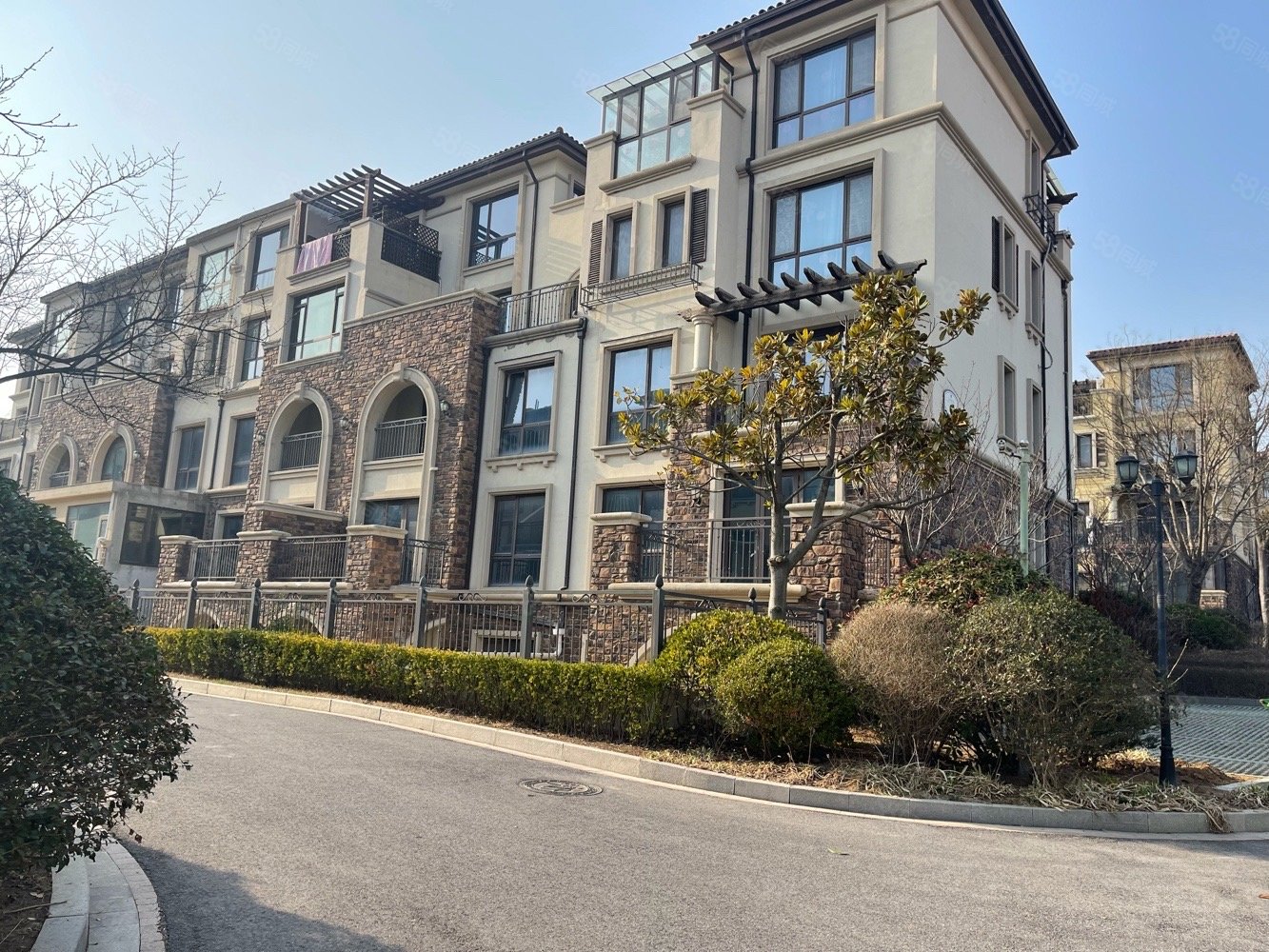 蓝谷温泉叠拼 带电梯130平赠送两个露台可 改造,安纳溪villa-青岛58