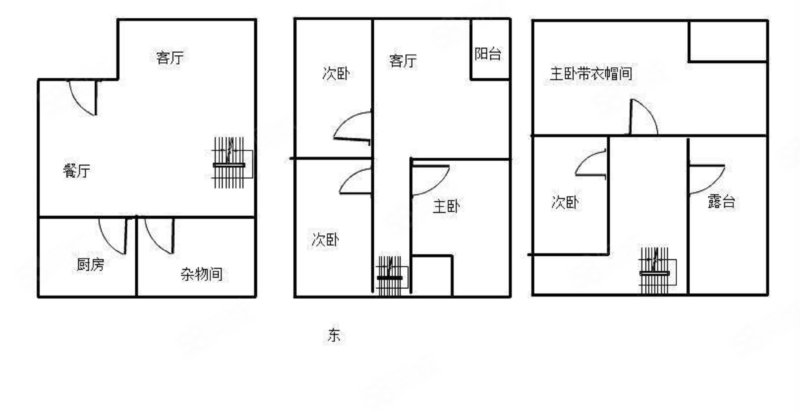 云瑞天景小区7室3厅5卫313㎡南北360万