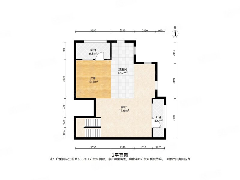 乌龙江大区(B区别墅)5室2厅3卫255㎡南北550万