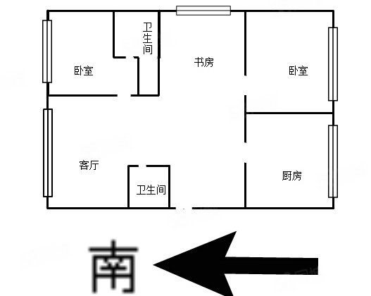 晨馨花园 首付20 满二 楼栋位置优秀 采光无遮挡