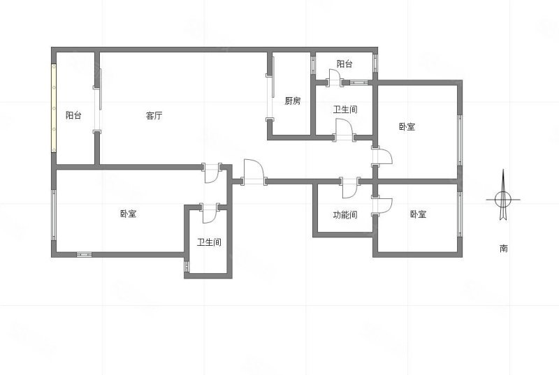 绿城两江御园扶芳园3室2厅2卫108㎡南北110万