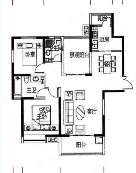 御景水城 134平经典户型 南北通透全款交易,御景水城御博琴苑-临汾58