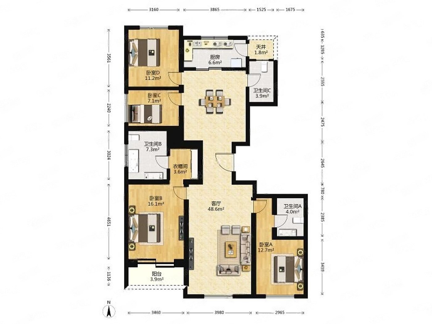 复兴珑御二期!采光超好 房东诚意出售 手慢无系列