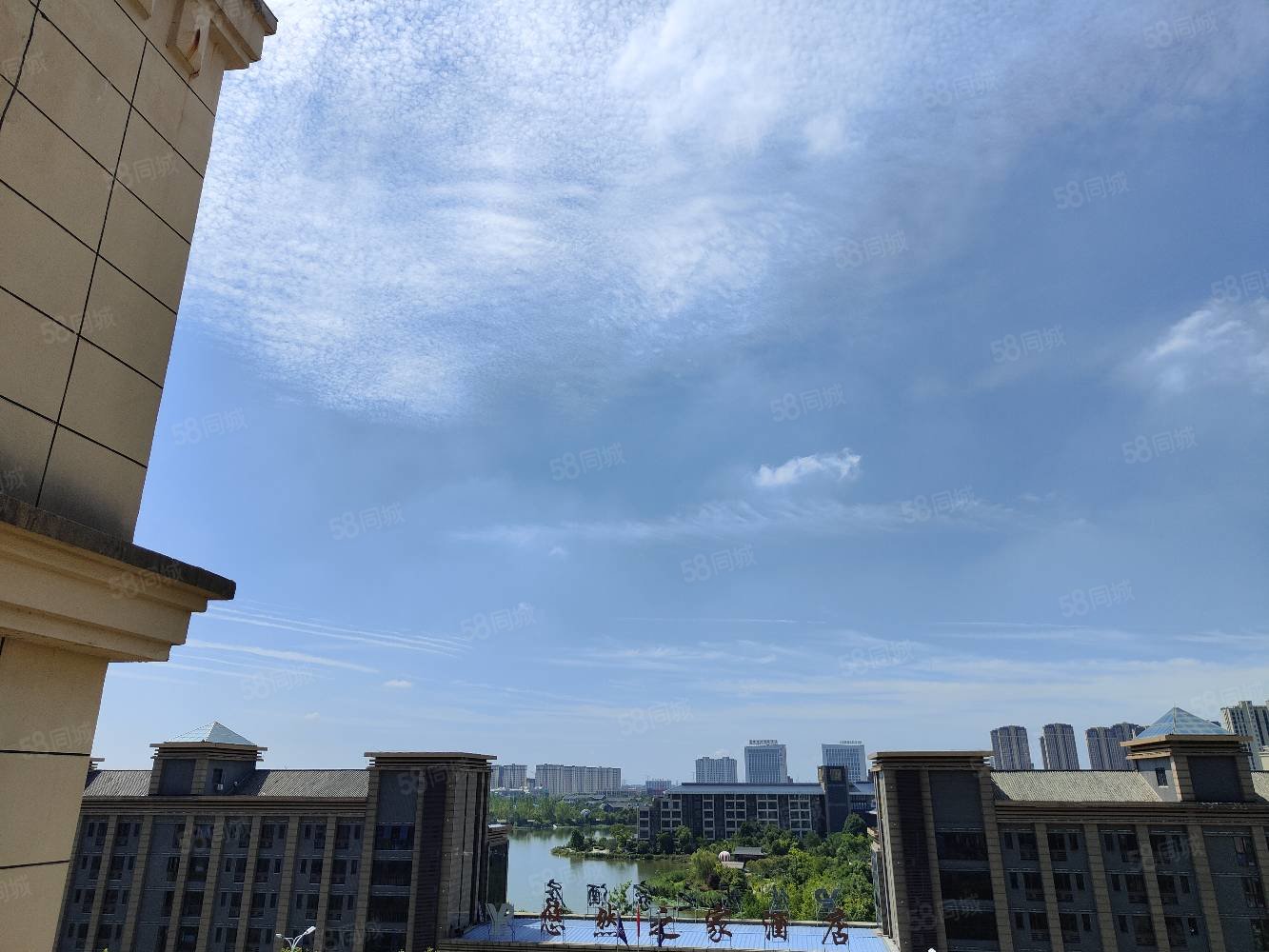 悠然蓝溪前排洋房单价4字头,房东急售58万,兴茂水韵东方-六安58同城