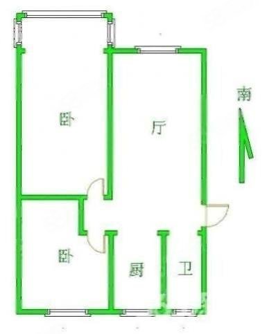 隔圳新村3室2厅1卫33.21㎡南北124万