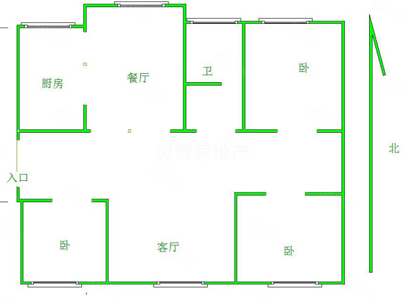 建业臻悦汇3室2厅2卫139㎡南北108万