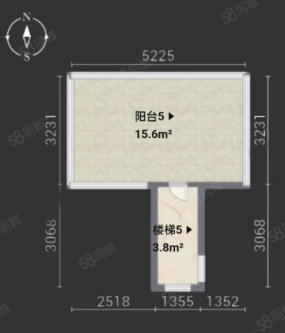 中海世家(别墅)4室2厅1卫328.85㎡南北850万