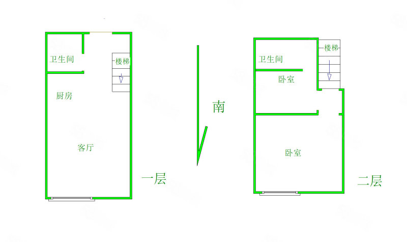 洛阳五洲国际工业博览城2室1厅2卫55㎡南北38万