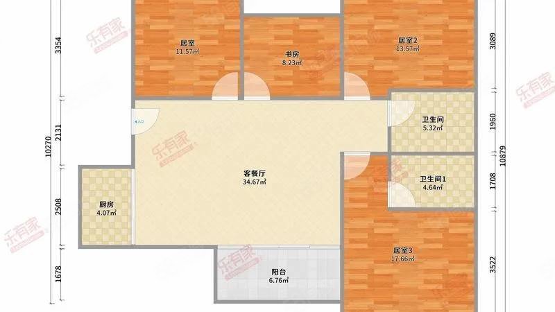 南泉花园(别墅)5室2厅6卫355㎡南北375万