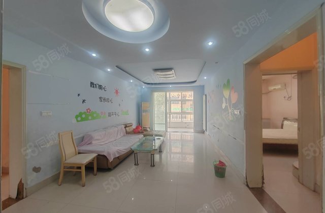 离湖近 总高11层的电梯地暖 三叶草三室双卫