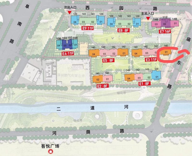 置地新华百悦府(E区)4室2厅2卫142㎡南北162万