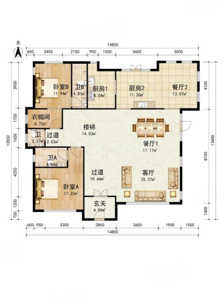 中国院子4室4厅6卫408.14㎡东5100万