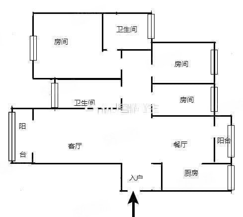 领地天屿3室2厅2卫117㎡南86.5万