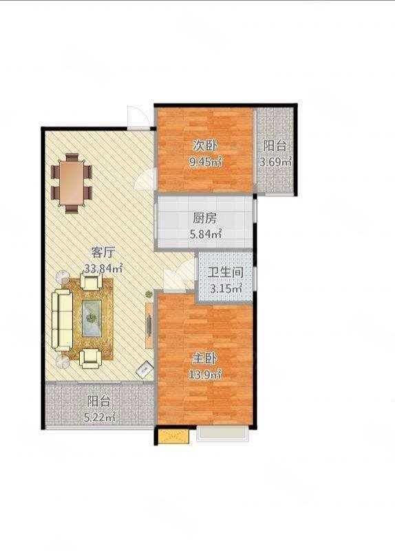 怀仁西苑3室2厅2卫130㎡南北100万