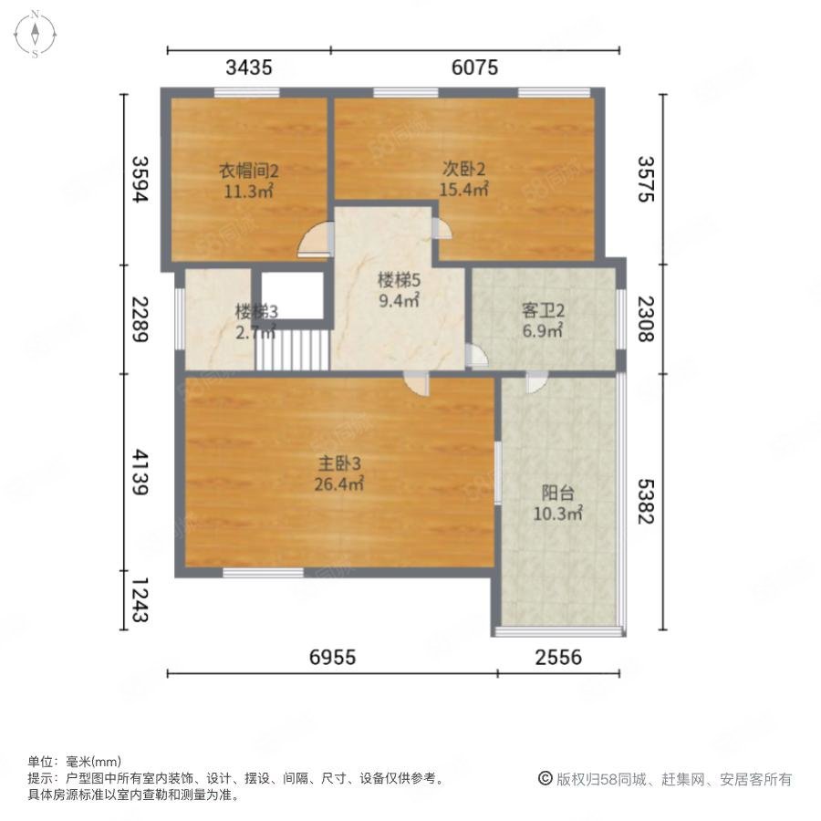 福乐园(别墅)5室2厅3卫291㎡南北800万