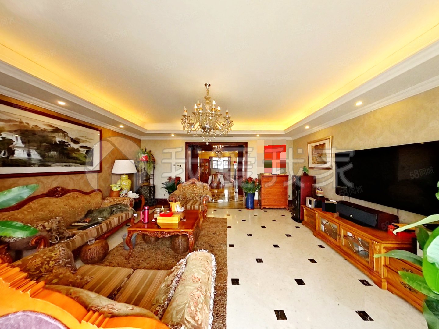 中海九號(hào)公館(二區(qū))4室2廳3衛(wèi)212.63㎡南北1360萬(wàn)