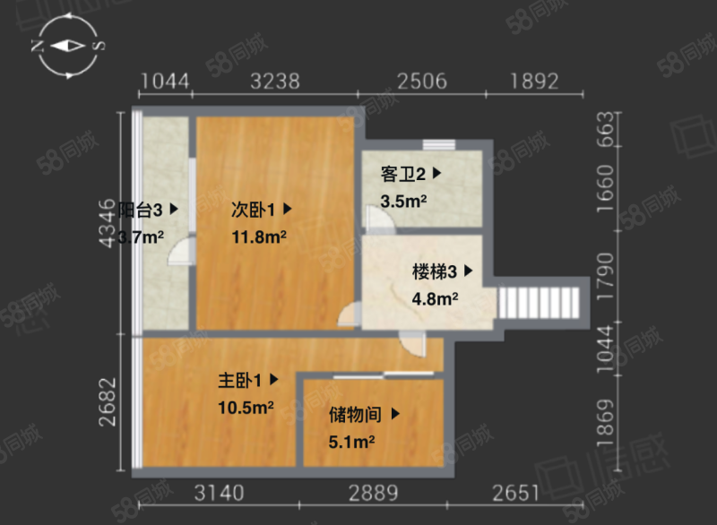 浅水湾5室2厅5卫234.56㎡南北456万