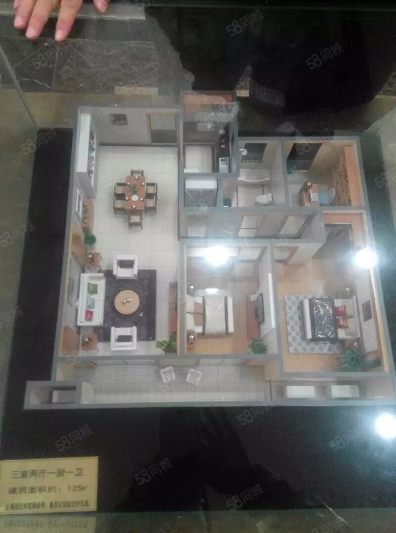 逍遥绿苑3室2厅1卫118.62㎡南北83万