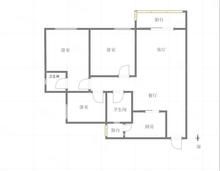 远洋朗基枫桦四季3室2厅2卫98.4㎡南110万