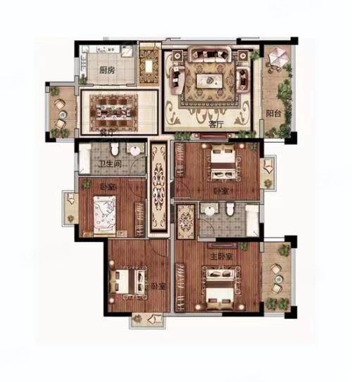 唐家岭社区3室2厅2卫150㎡南北38万