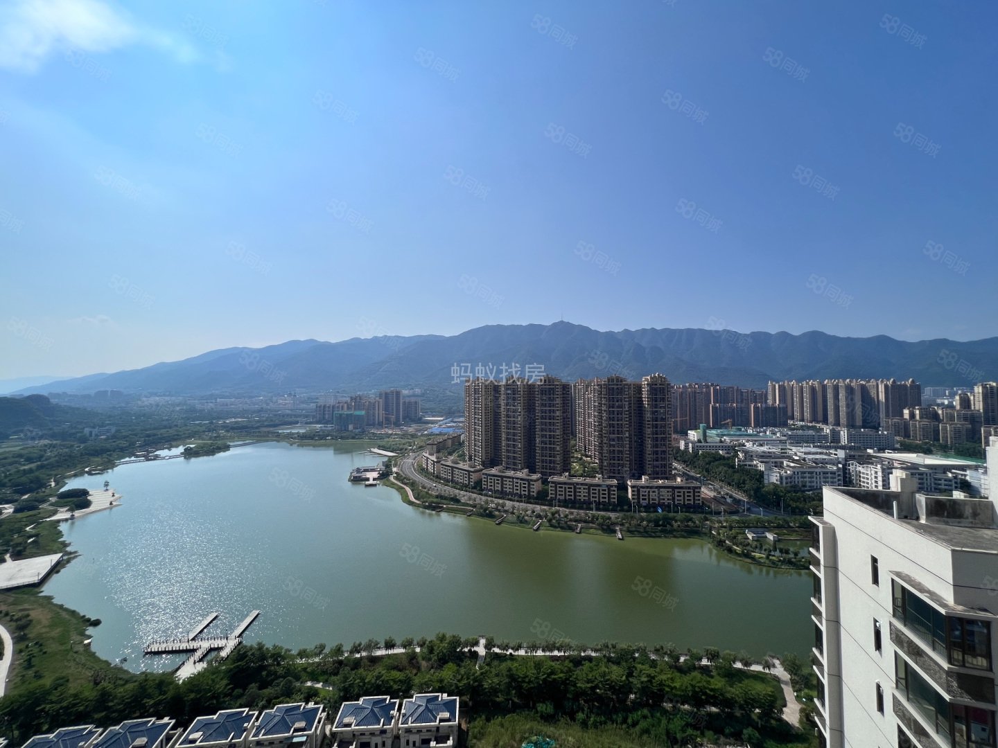 中空复式5房 海逸半岛 7米大厅 眺望北岭山,海逸半岛-肇庆58同城