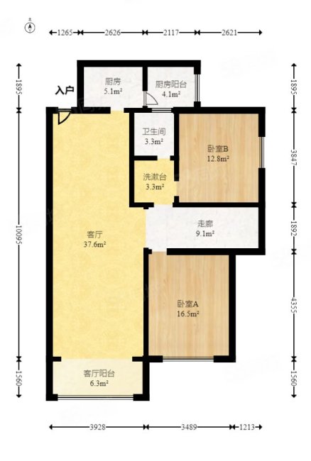 鑫远和城4室2厅2卫154.98㎡南北168万