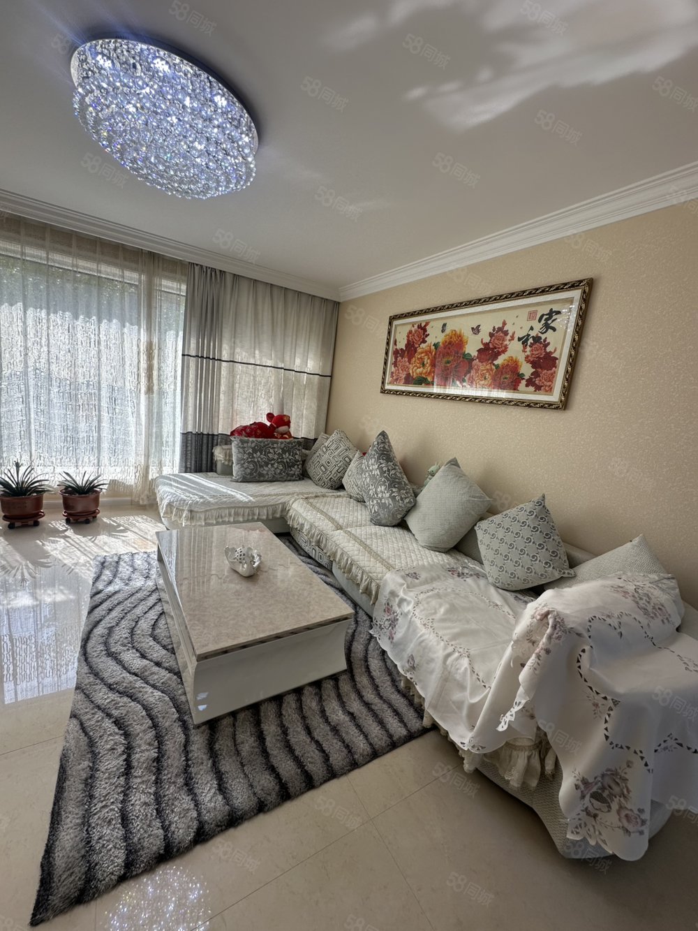 辽河半岛3室2厅1卫132㎡南北65万