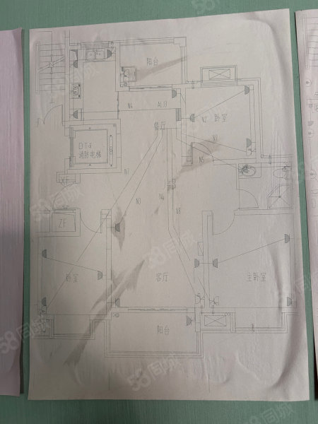 中远新润园3室2厅1卫120㎡南北116.8万