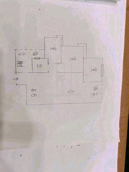 万科翡翠传奇3室2厅1卫95.15㎡东南90万