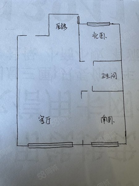 世贸皇冠花园2室1厅1卫92㎡南北42.8万